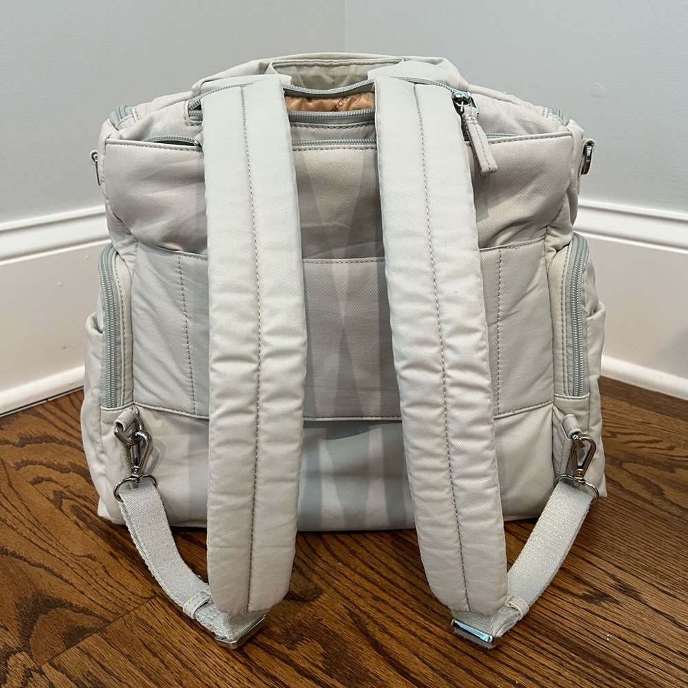 CARAA large baby bag organic cotton in dove - Picture 9 of 14